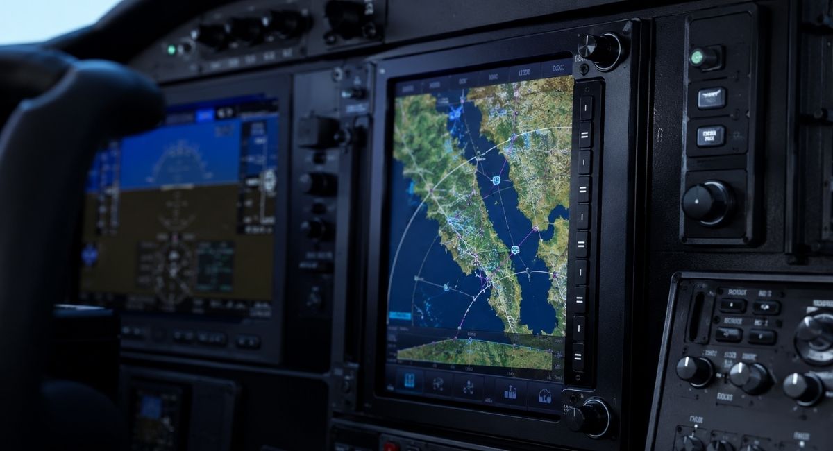 Aircraft panel space and Garmin navigator installation planning