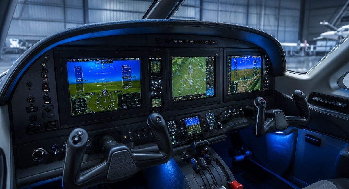 Garmin G600 TXi flight display in a modern aircraft panel upgrade